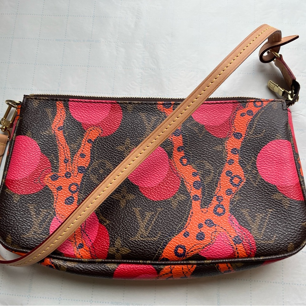 Louis Vuitton Ramages Pochette Accessoires NM Orange Pink